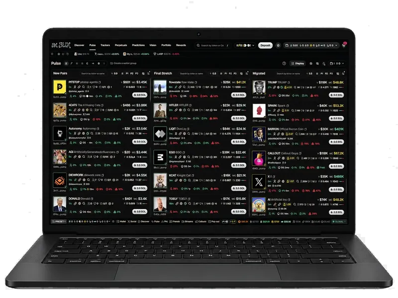 The BLIX memecoin trading terminal