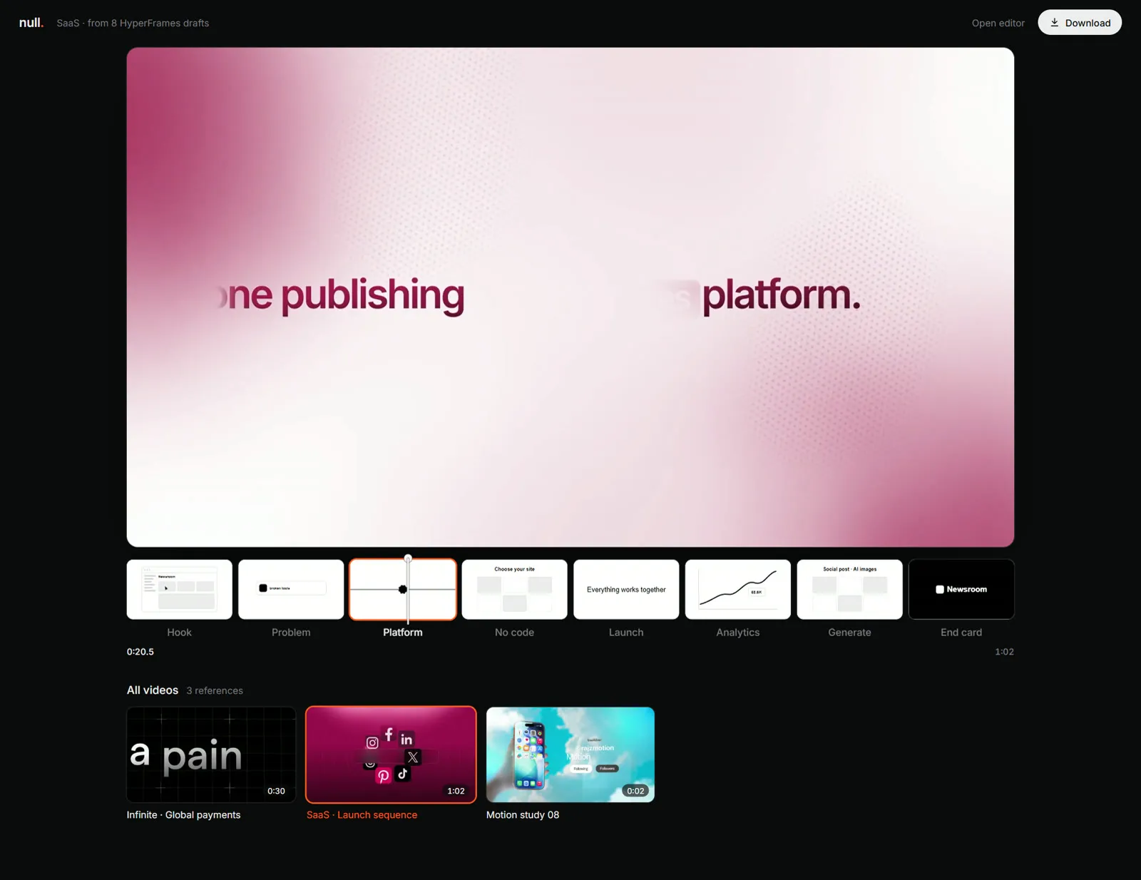 Null Motion screenshot